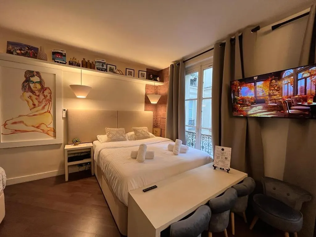 公寓 Studio Pompidou - Rue Des Temples 3 Places 巴黎